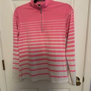 Lady Hagen Pink Quarter-Zip Pullover